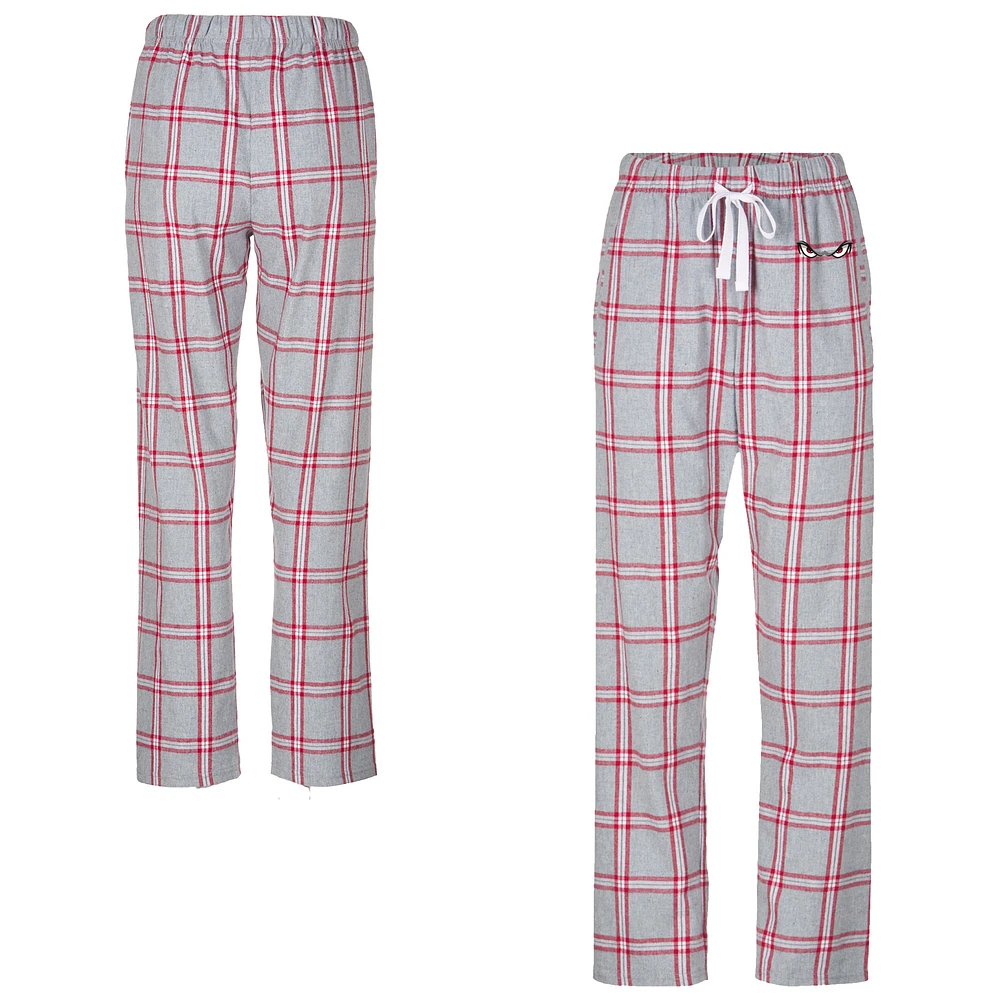 Women's Heather Gray Lake Elsinore Storm Haley Flannel Sleep Pants