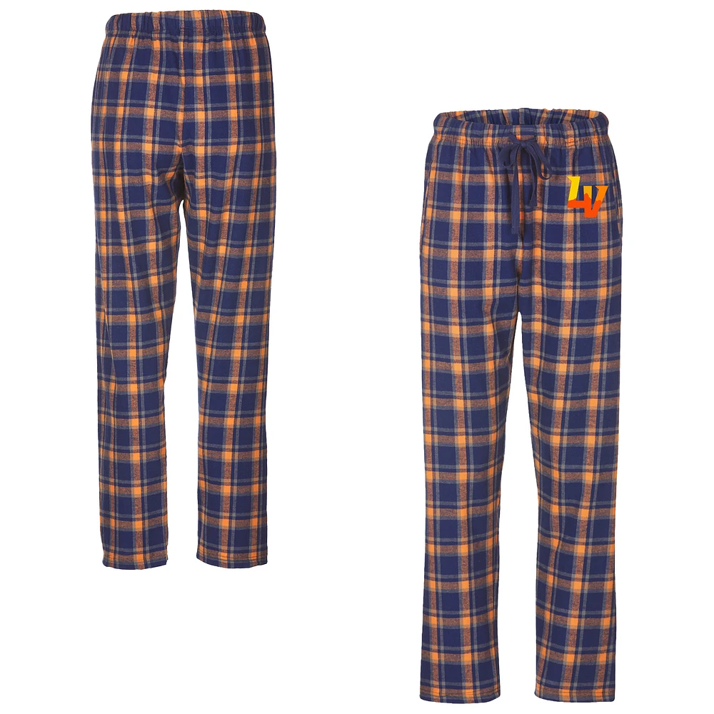 Women's Navy Las Vegas Aviators Haley Flannel Sleep Pants