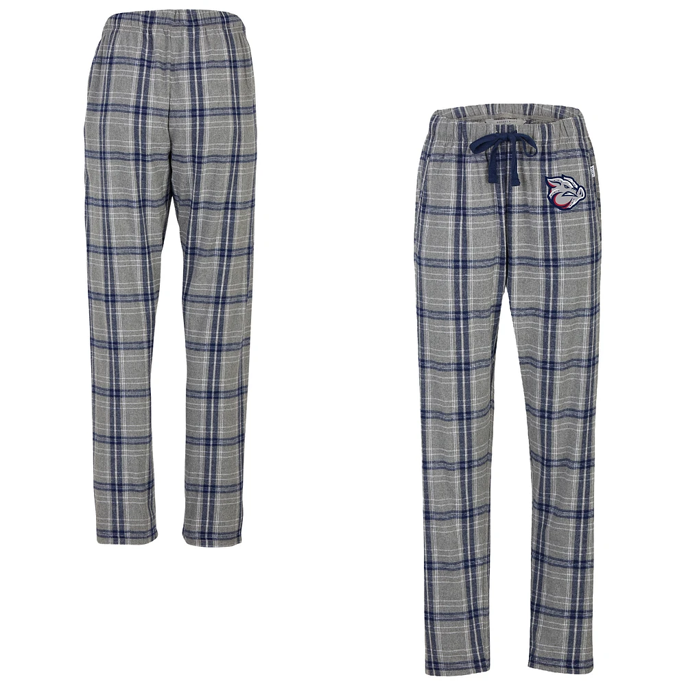 Women's Heather Gray Lehigh Valley IronPigs Haley Flannel Sleep Pants