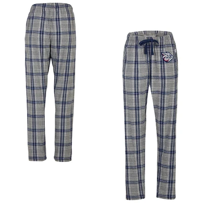 Women's Heather Gray Lehigh Valley IronPigs Haley Flannel Sleep Pants