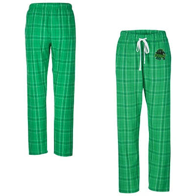 Women's Kelly Green Eugene Emeralds Haley Flannel Sleep Pants