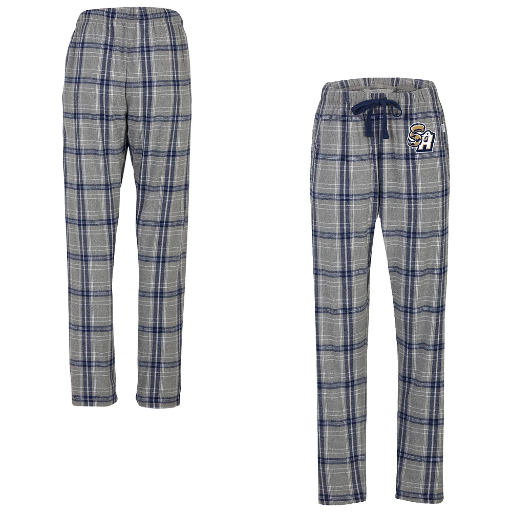 Women's Heather Gray San Antonio Missions Haley Flannel Sleep Pants