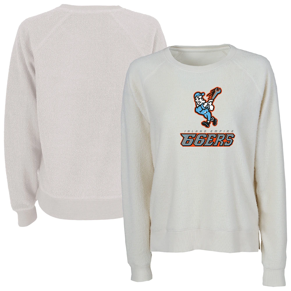 Women's Natural Inland Empire 66ers Fleece Out Pullover Sweatshirt