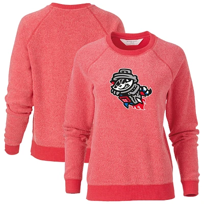 Women's Red Rocket City Trash Pandas Fleece Out Pullover Sweatshirt