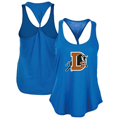 Women's Royal Durham Bulls Twistback Tank Top