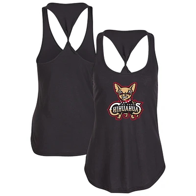 Women's Black El Paso Chihuahuas Twistback Tank Top