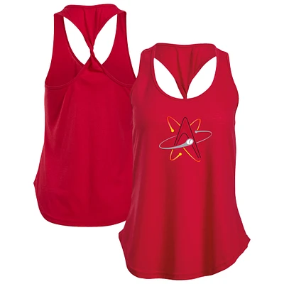 Women's Red Albuquerque Isotopes Twistback Tank Top