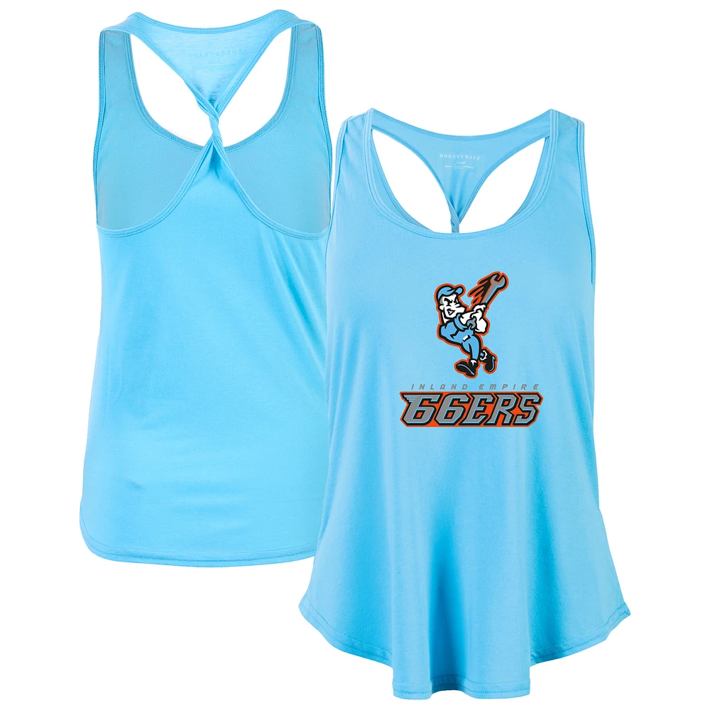 Women's Blue Inland Empire 66ers Twistback Tank Top