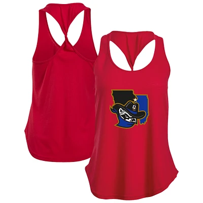 Women's Red Quad Cities River Bandits Twistback Tank Top