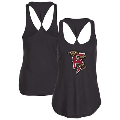 Women's Black Wisconsin Timber Rattlers Twistback Tank Top