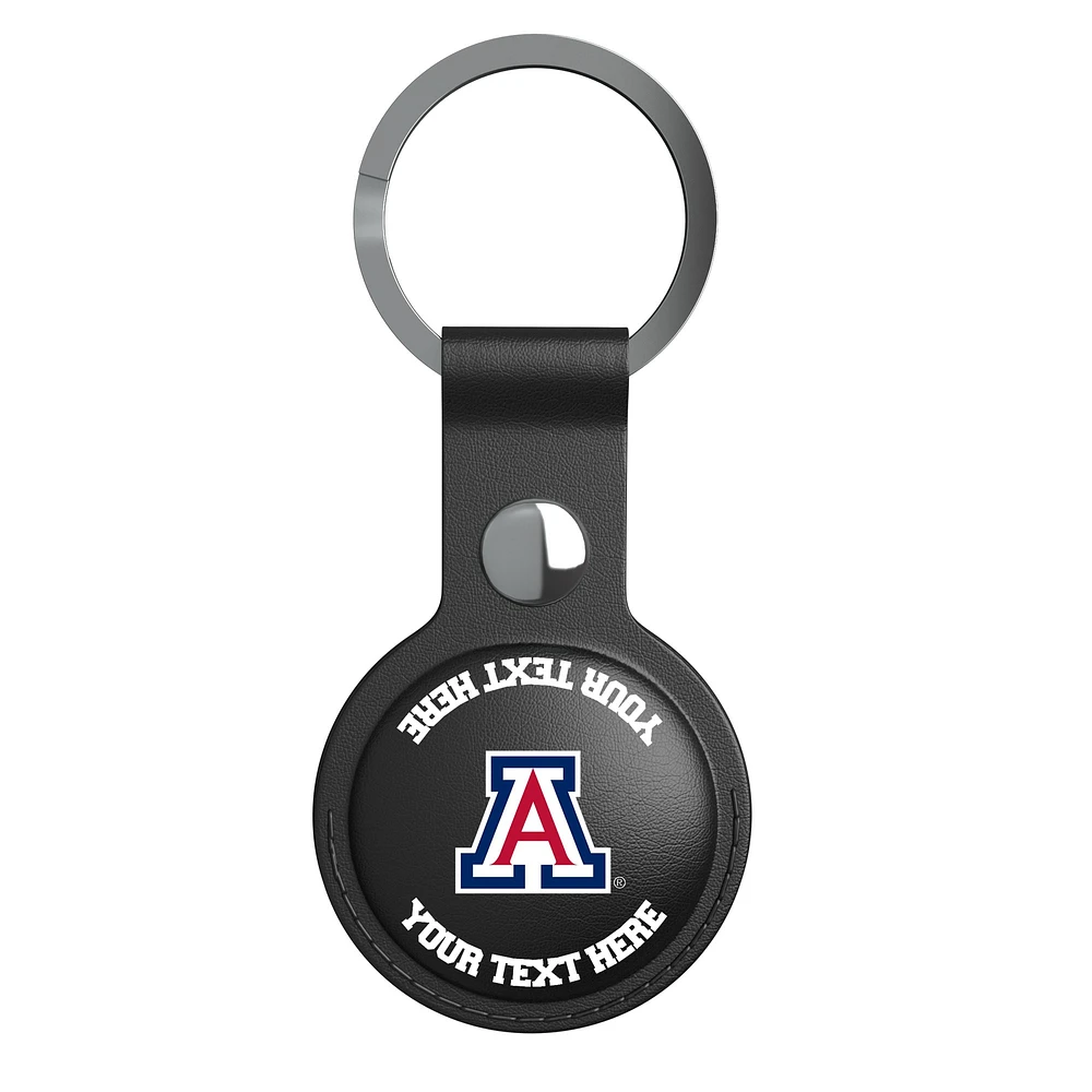 Keyscaper Black Arizona Wildcats Personalized AirTag Holder