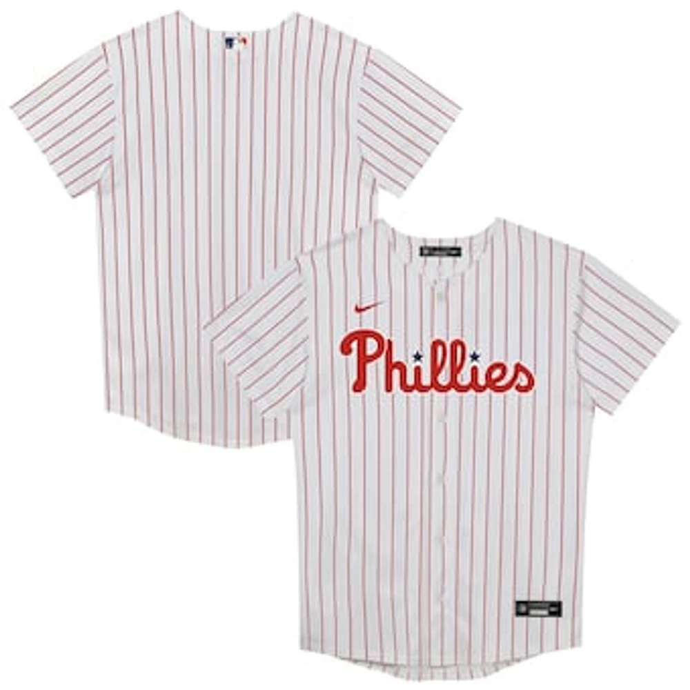 Preschool White Philadelphia Phillies Home Blank Replica Jersey