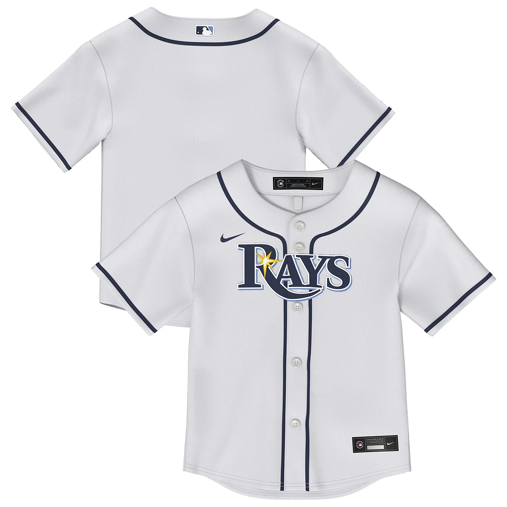 Toddler White Tampa Bay Rays Home Replica Jersey