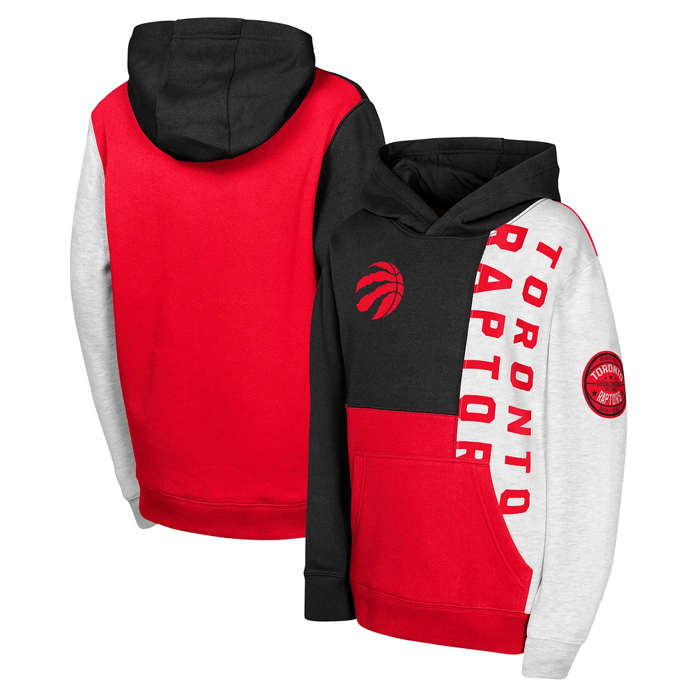 Youth Black Toronto Raptors Splash Pullover Hoodie