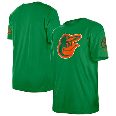 Men's New Era Kelly Green Baltimore Orioles St. Patrick's Day Shamrock Fill T-Shirt