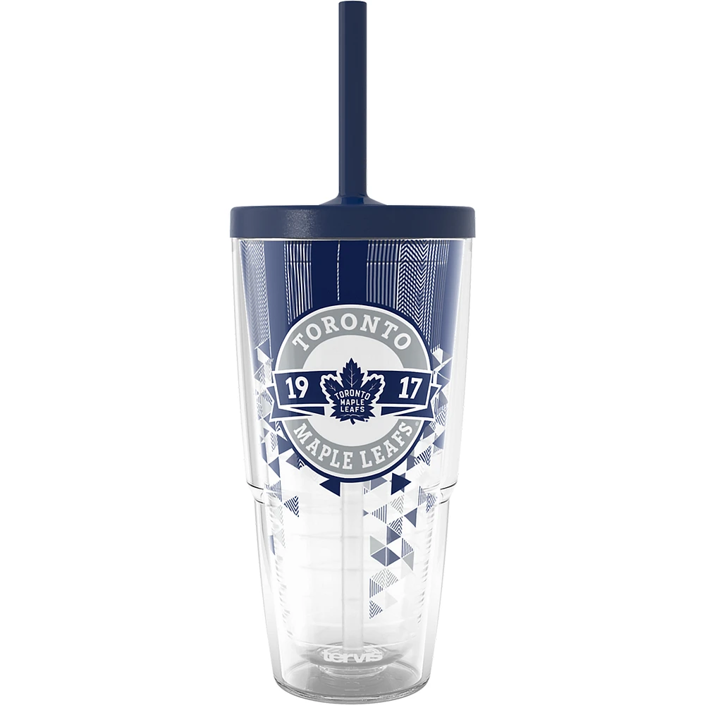 Tervis Toronto Maple Leafs 24oz. Shatter Classic Tumbler with Straw Lid
