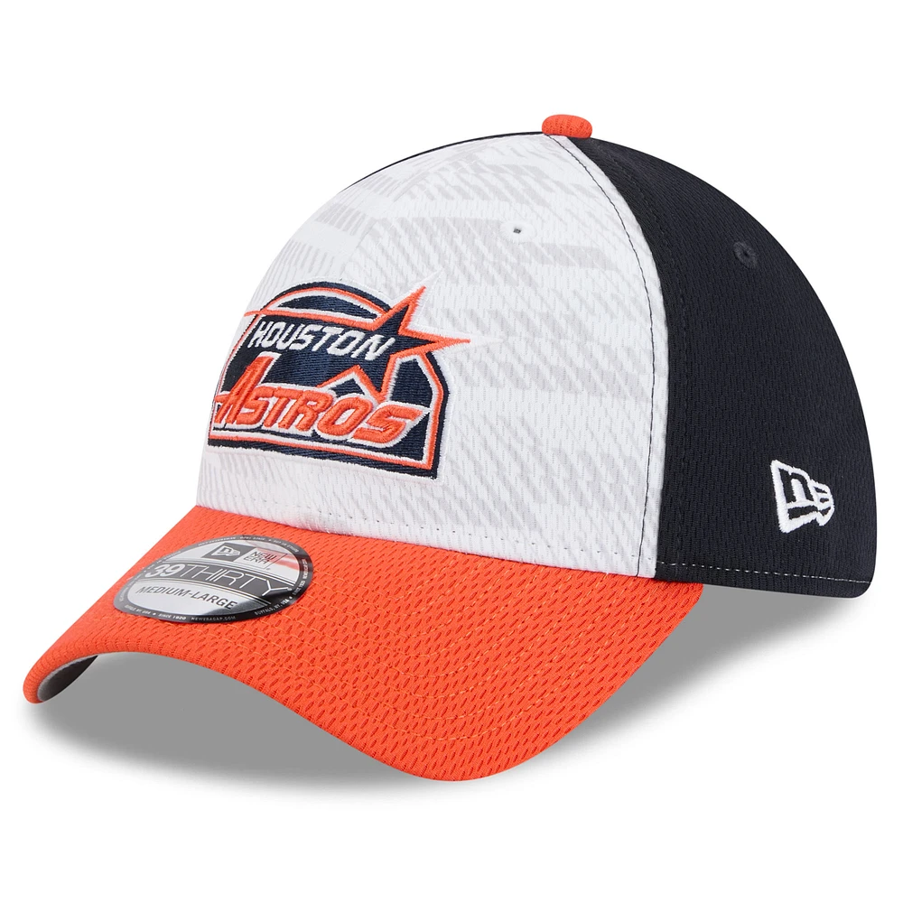 Men's New Era Navy/ Houston Astros 2025 MLB Clubhouse 39THIRTY Flex Hat