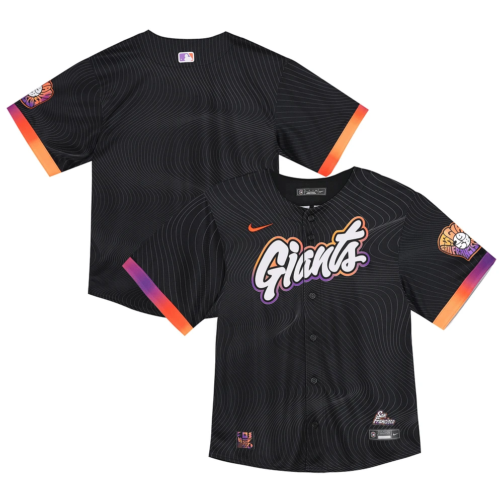 Infant Outerstuff Anthracite San Francisco Giants 2025 City Connect Limited Jersey