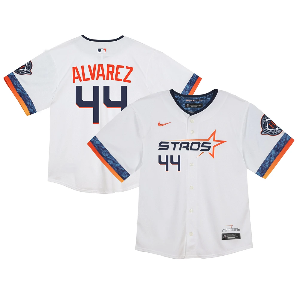 Toddler Yordan Alvarez White Houston Astros City Connect 2025 Limited Jersey