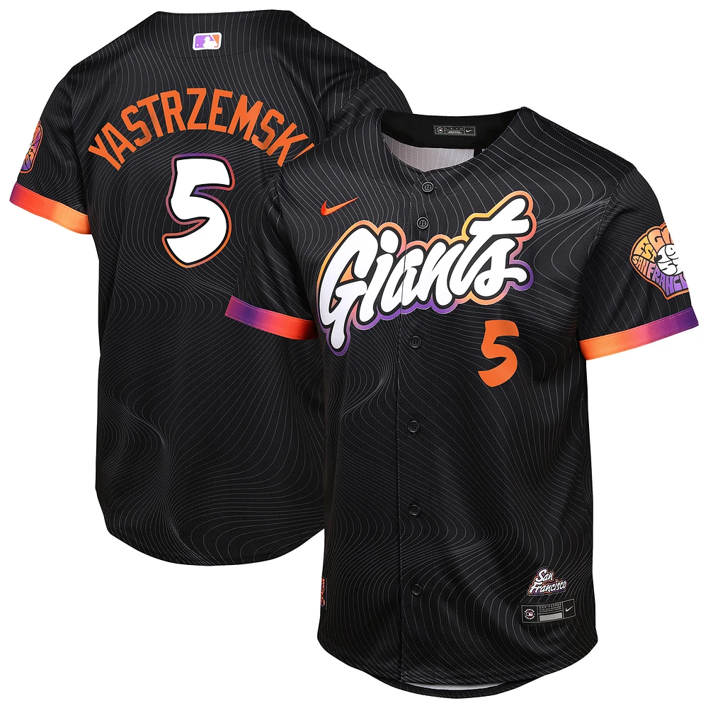 Youth Nike Mike Yastrzemski Anthracite San Francisco Giants 2025 City Connect Limited Player Jersey