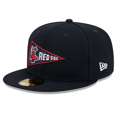Men's New Era Navy Boston Red Sox 2025 MLB Clubhouse 59FIFTY Fitted Hat