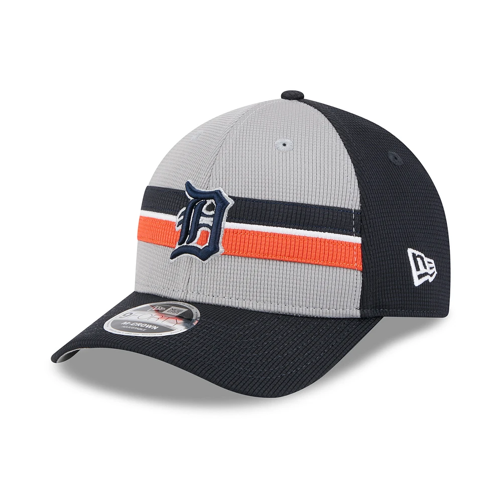 Men's New Era Navy/Gray Detroit Tigers 2025 Batting Practice 9FORTY M-Crown Adjustable Hat