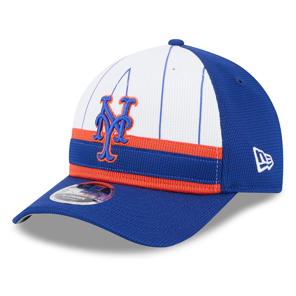Men's New Era Royal/White New York Mets 2025 Batting Practice 9FORTY M-Crown Adjustable Hat