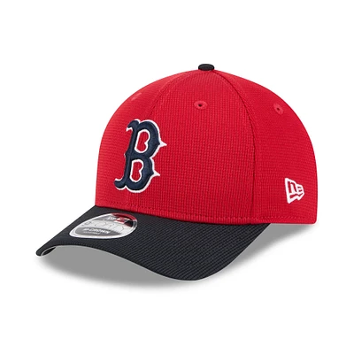 Men's New Era Red/Black Boston Red Sox 2025 Batting Practice 9FORTY M-Crown Adjustable Hat