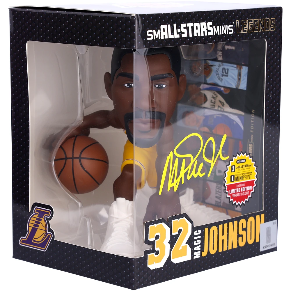 Magic Johnson Los Angeles Lakers Autographed smALL-STARS Minis 6" Figurine
