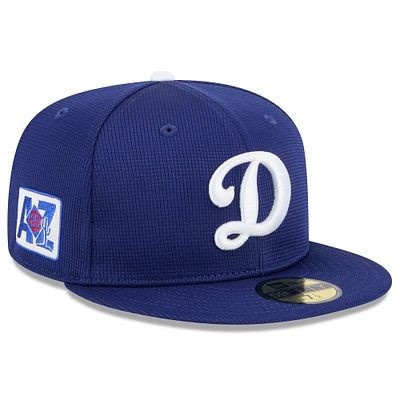 Men's New Era Royal Los Angeles Dodgers 2025 Spring Training 59FIFTY Fitted Hat