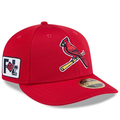 Men's New Era Red St. Louis Cardinals 2025 Spring Training Low Profile 59FIFTY Fitted Hat