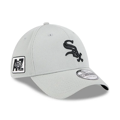 Men's New Era Gray Chicago White Sox 2025 Spring Training 39THIRTY Flex Hat