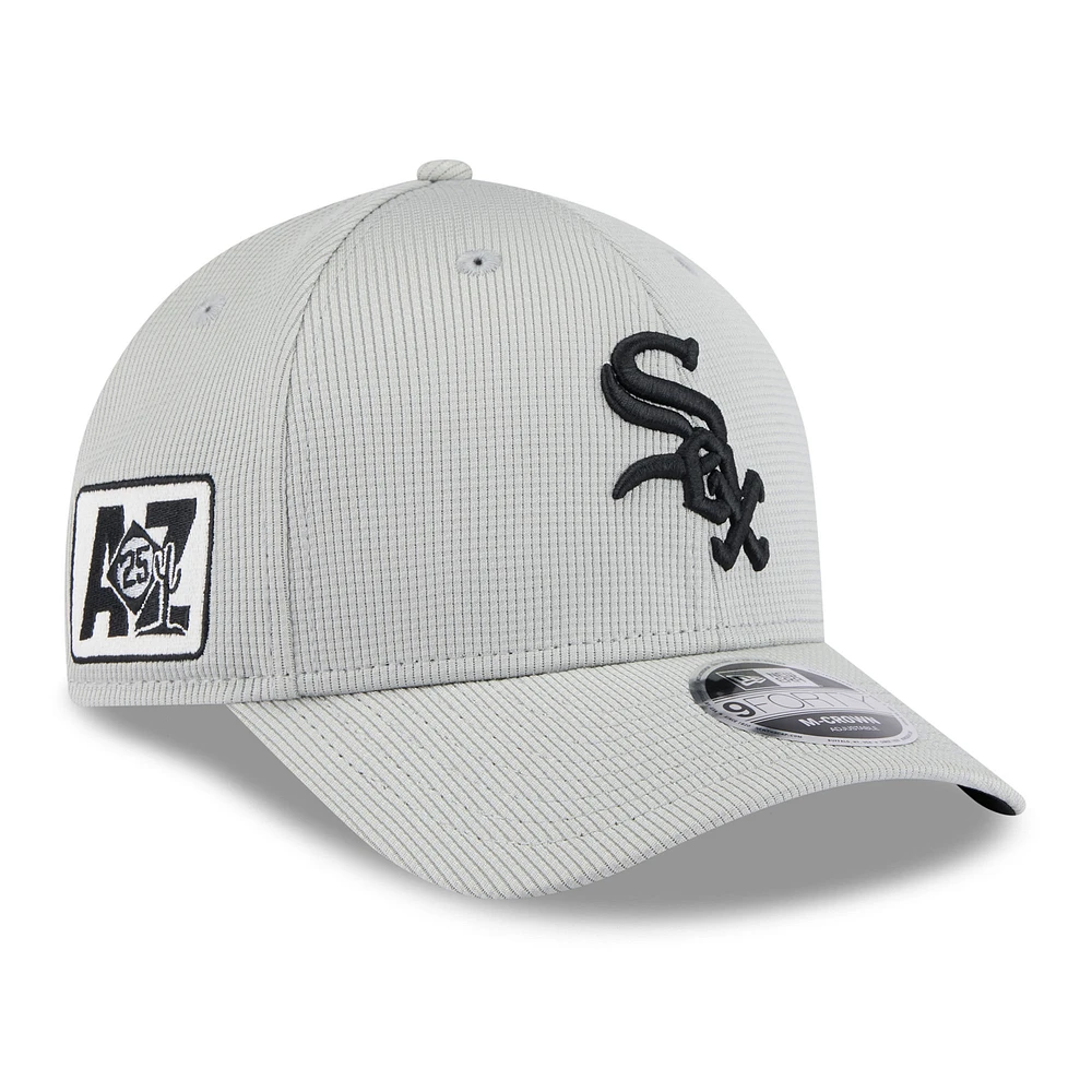 Men's New Era Gray Chicago White Sox 2025 Spring Training 9FORTY Adjustable Hat