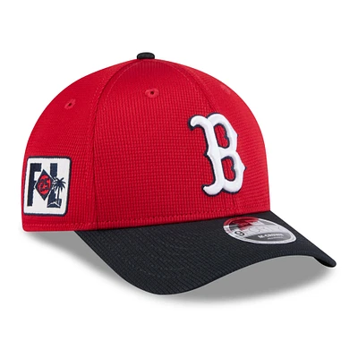 Men's New Era Red/Navy Boston Red Sox 2025 Spring Training 9FORTY Adjustable Hat