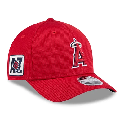 Men's New Era Red Los Angeles Angels 2025 Spring Training 9FORTY Adjustable Hat