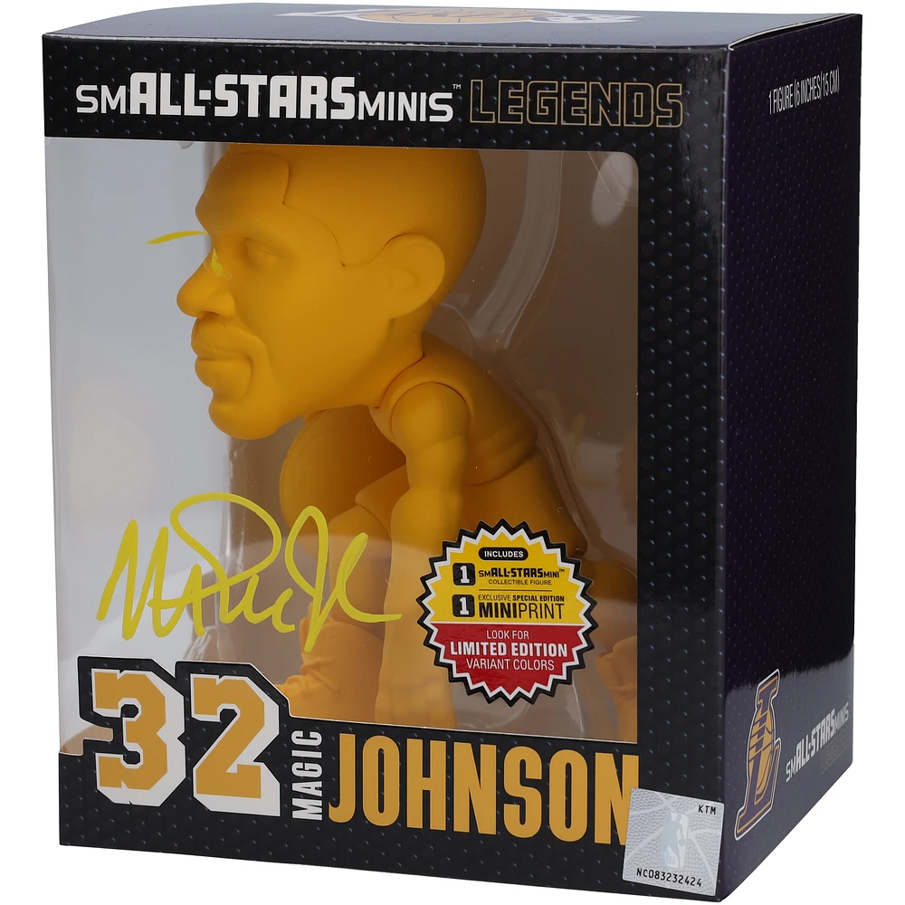 Magic Johnson Los Angeles Lakers Autographed smALL-STARS Gold Chase Variant 6" Figurine