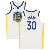Stephen Curry Golden State Warriors Autographed White Nike Association Edition Authentic Jersey