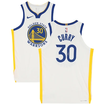 Stephen Curry Golden State Warriors Autographed White Nike Association Edition Authentic Jersey