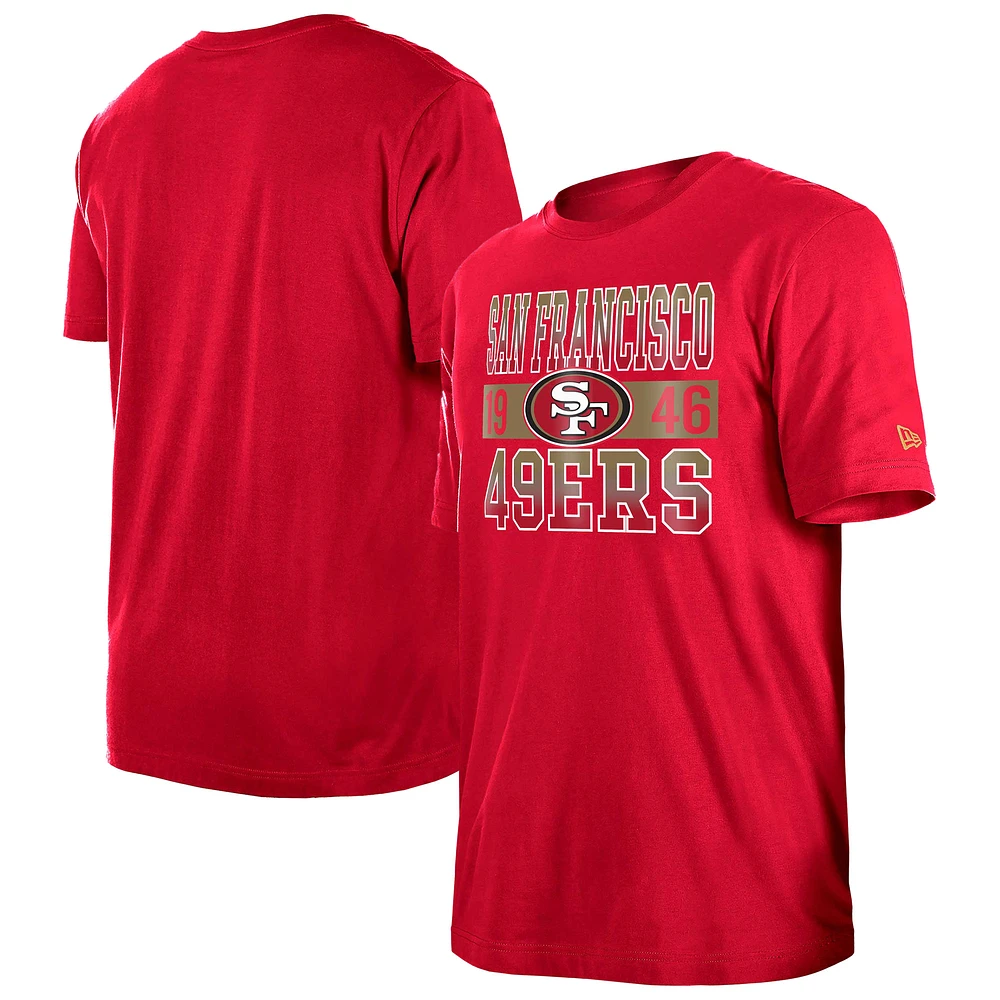Men's New Era Scarlet San Francisco 49ers City Team T-Shirt