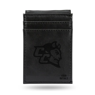 Central Connecticut State Blue Devils Personalized Front Pocket Wallet