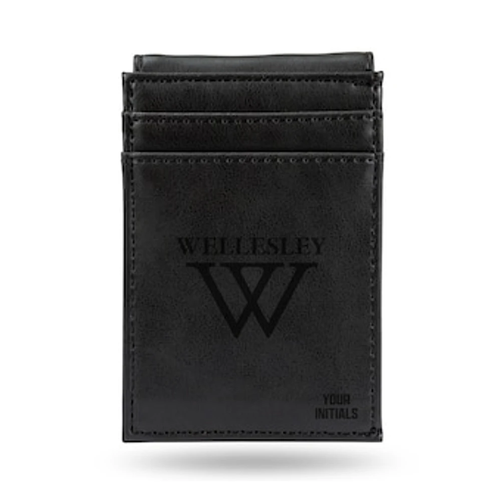 Wellesley Blue Personalized Front Pocket Wallet