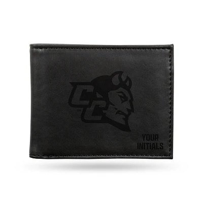 Central Connecticut State Blue Devils Personalized Billfold Wallet
