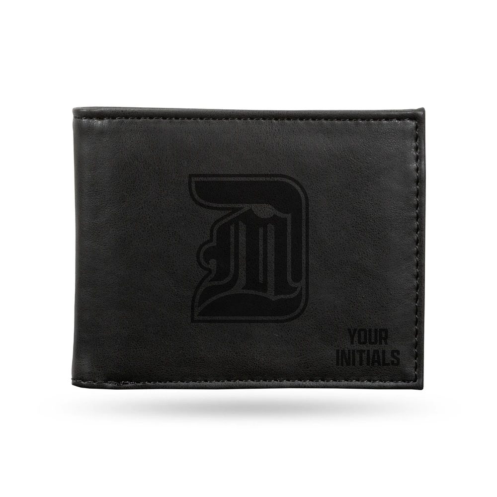 Black Detroit Mercy Titans Personalized Billfold Wallet