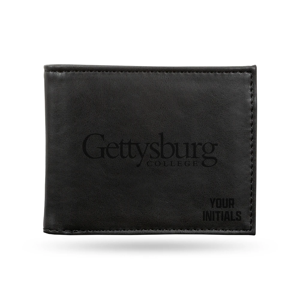 Black Gettysburg Bullets Personalized Billfold Wallet