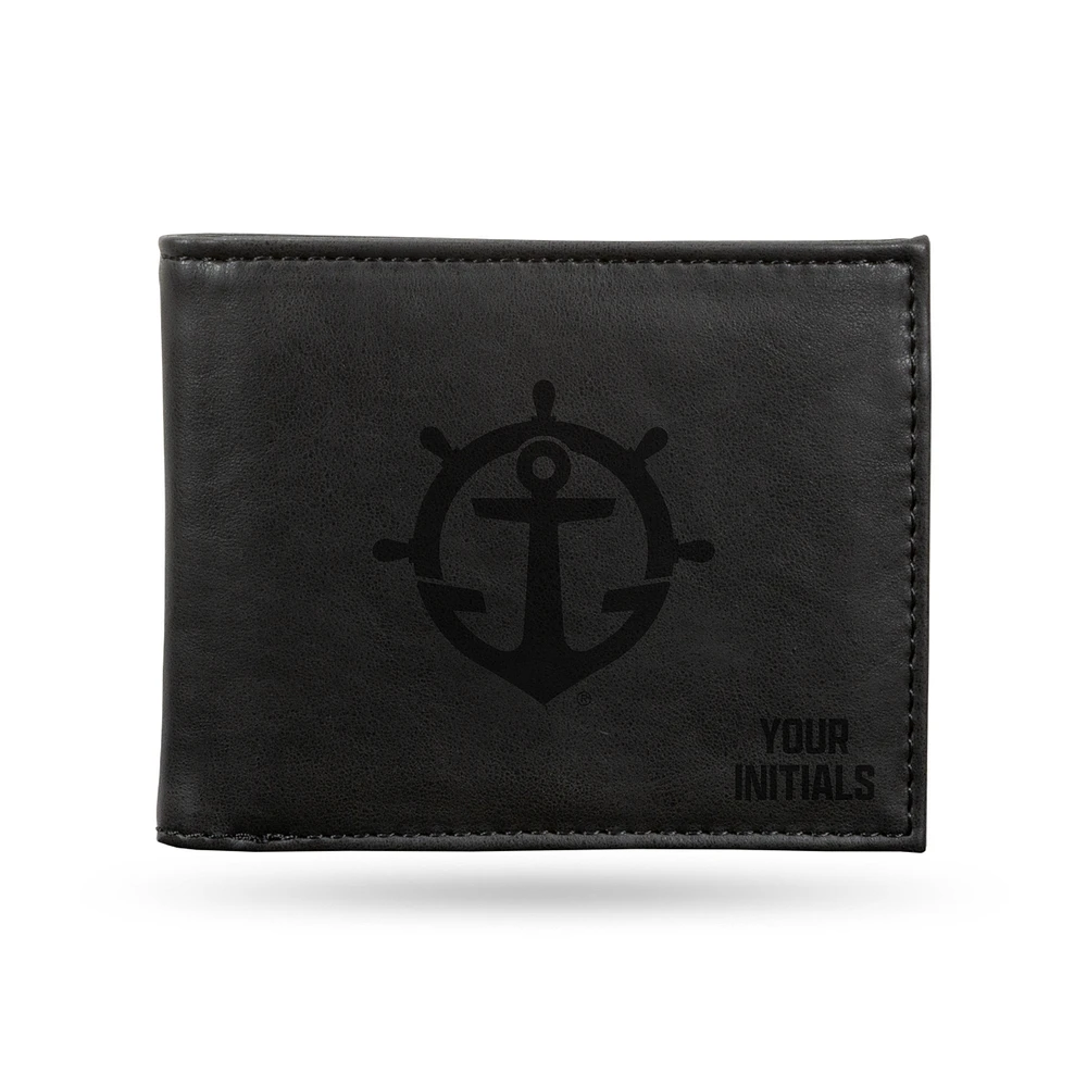 Black Portland Pilots Personalized Billfold Wallet