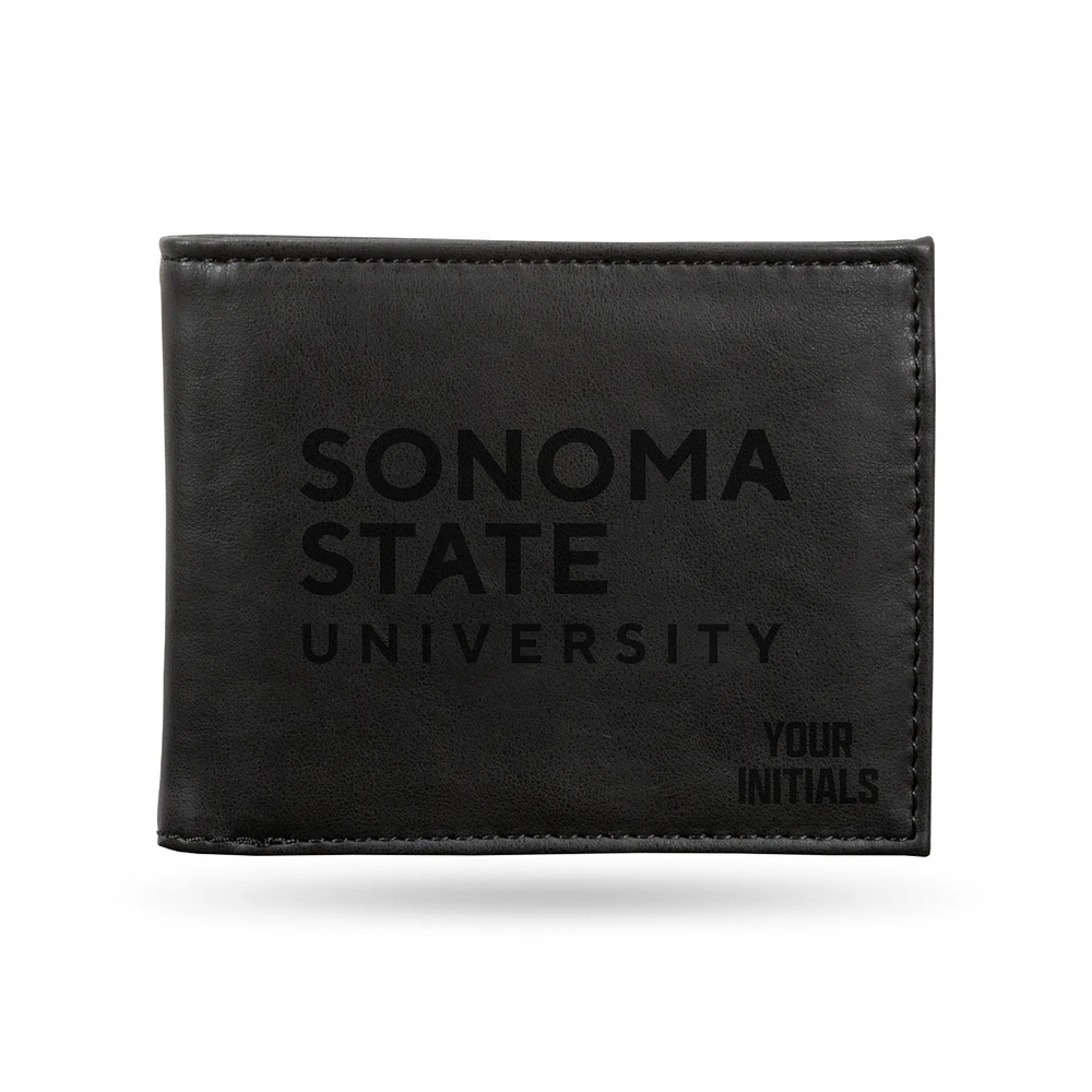 Sonoma State Seawolves Personalized Billfold Wallet