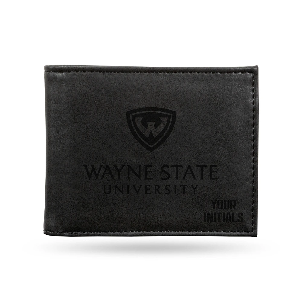 Wayne State Warriors Personalized Billfold Wallet
