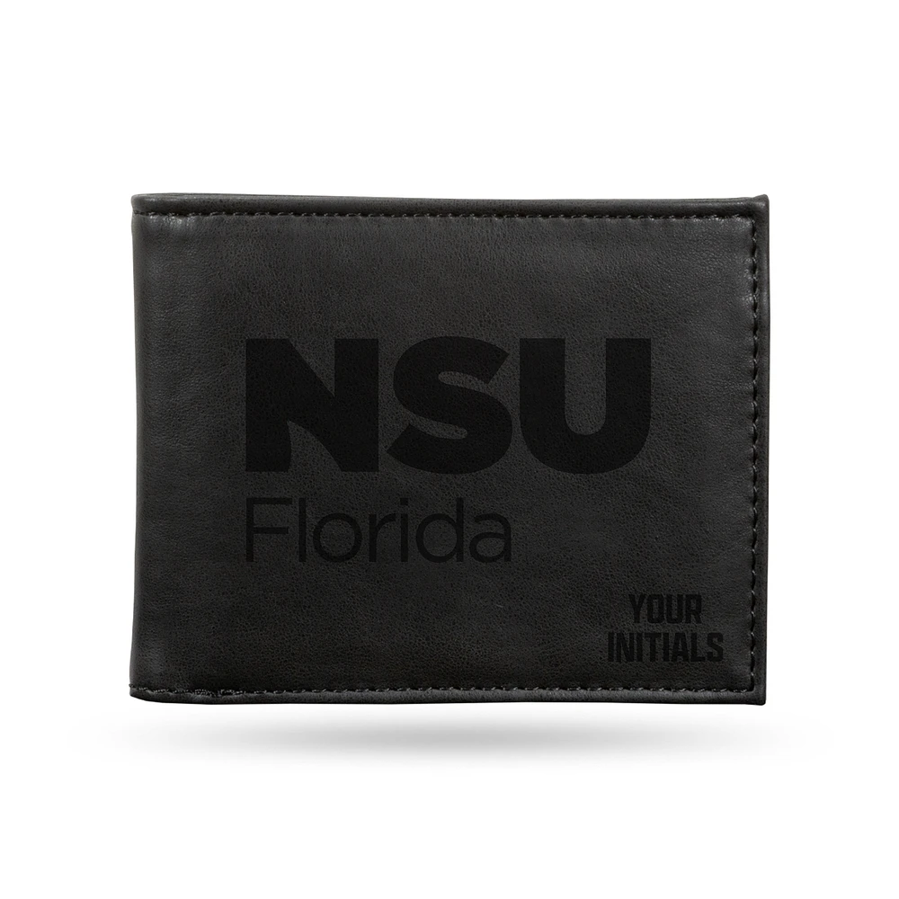Nova Southeastern Sharks Personalized Billfold Wallet