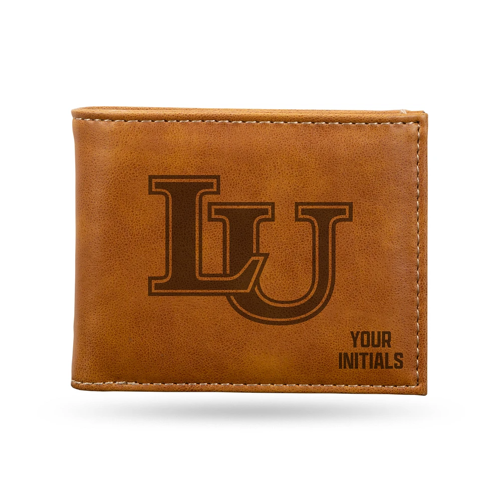 Brown Lindenwood Lions Personalized Billfold Wallet