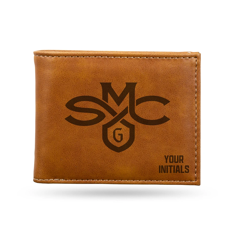 Brown Saint Mary's Gaels Personalized Billfold Wallet